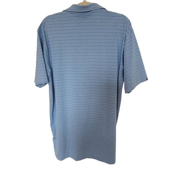 Dunning Golf Mens Light Blue Coolmax Polo Shirt Size Large - Picture 3 of 13
